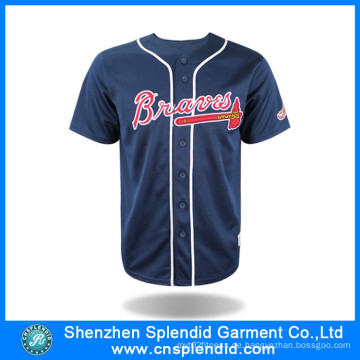 Neue 2016 kundenspezifische Marine-Druck-Art- und Weiseprofi-Baseball Jersey